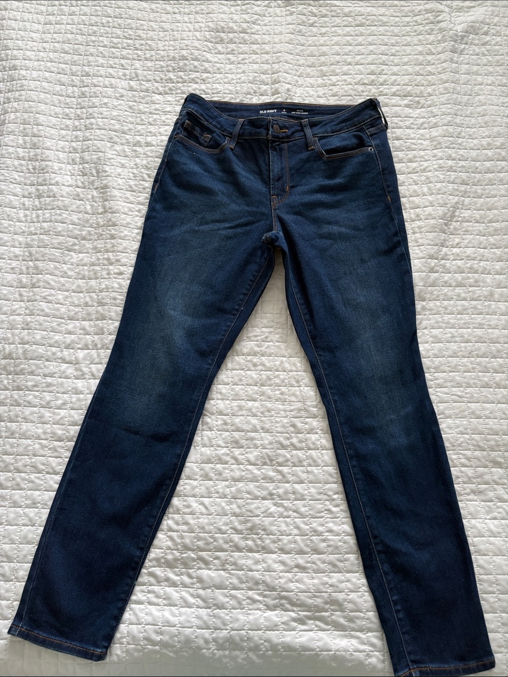 Old Navy Dark Indigo Pop Icon Skinny Jeans